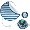 Image de Sac à jouets 2 en 1 Noomad Outdoor Blue-Green Stripes