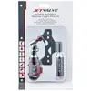 Image de Gonfleur jetvalve avec support fixation porte bidon - livré avec 2 cartouches sur carte Weldtite 16g Argenté TU