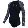 Image de Combinaison courte néoprène manches longues femme Zone3 OWS Renew Noir 4XL