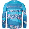 Image de Maillot manches longues Endura Patchwork Ltd Bleu M