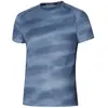 Image de T-shirt Mizuno Dryaeroflow Graphic Bleu S