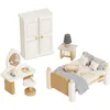 Image de Chambre des parents pour maison de poupée en bois FSC