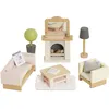 Image de Salon pour maison de poupée en bois FSC