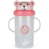Image de Tasse antifuite avec paille lestée Ours Rose (300 ml)
