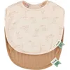 Image de Lot de 2 bavoirs de naissance Rosy Rabbit