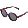 Image de Lunettes de soleil Kiddos Lele Pattern dark blue (1-2 ans)