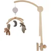 Image de Mobile musical avec bras en bois Orso et Fluffy