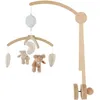 Image de Mobile musical avec bras en bois Lily et Fluffy
