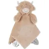 Image de Doudou plat attache sucette Fluffy Cow
