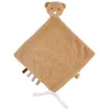 Image de Maxi doudou attache sucette Teddy Ours Caramel