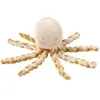 Image de Peluche pieuvre Lapidou sable-caramel (23 cm)