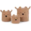 Image de Lot de 3 paniers Teddy beige