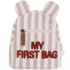 Image de Sac à dos bébé My First Bag rayures nude-terracotta