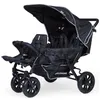 Image de Poussette triplet noire