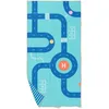 Image de Serviette de plage 2 en 1 Circuit Bleu (140 x 70 cm)