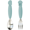 Image de Cuillère et fourchette Sea friends bleus Yummy+
