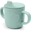 Image de Tasse à bec en silicone Peekaboo Elphee Bleu