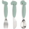 Image de Set de 3 couverts Easy-grip Deer friends Vert