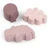 Image de Lot de 3 moules en silicone Happy clouds Rose