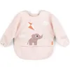 Image de Bavoir à manches avec poche Playground rose