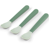 Image de Lot de 3 cuillères bébé Easy-grip vert