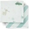 Image de Lot de 2 langes Celebration Bleu (65x65 cm)