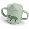 Image de Tasse à bec à 2 anses en silicone Playground Vert