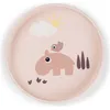 Image de Assiette ventouse en silicone Playground Rose