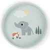 Image de Assiette ventouse en silicone Playground Bleu