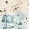 Image de Lot de 3 langes Tiny farm Sable (65x65 cm)