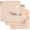 Image de Lot de 3 langes Playground Rose (65x65 cm)