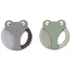 Image de Lot de 2 anneaux de dentition animaux gris et vert