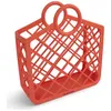 Image de Panier de plage en silicone Rouge Corail
