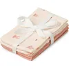 Image de Lot de 4 mini langes Bows (30 x 30 cm)