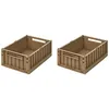 Image de Lot de 2 caisses de rangement Weston M Oat