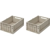 Image de Lot de 2 caisses de rangement Weston M Sandy