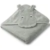 Image de Cape de bain Albert hippo vert d'eau (70 x 70 cm)