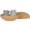 Image de Jouet de bain en silicone oeuf de dino