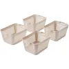 Image de Lot de 4 paniers de rangement Makeeva S Sandy