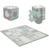 Image de Tapis puzzle Luno Shapes Mint (165 x 185 cm)
