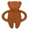 Image de Ourson de dentition en caoutchouc naturel caramel