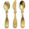 Image de Set de couverts en acier inoxydable pour enfant Gold