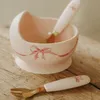 Image de Set bol et cuillère Rosy Bow