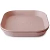 Image de Lot de 2 assiettes carrées Blush