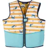 Image de Gilet de natation Baleine jaune-blanc (4-6 ans)