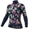 Image de Maillot manches longues femme Alé Graphics PRR Fiori Noir L