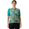 Image de Maillot femme Alé PR-E Hibiscus Vert M