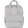 Image de Sac à dos à langer I love vichy gris