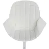 Image de Assise tissu chaise haute Ovo Luxe blanc