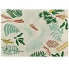Image de Tapis lavable Botanic Plants sur fond écru (140 x 200 cm)